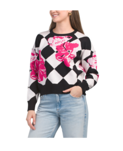 Floral Pull over Sweater