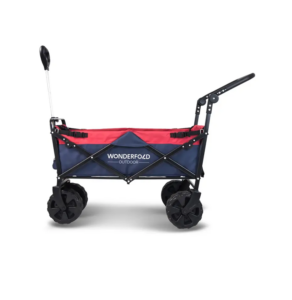 Beach Tire Push & Pull Folding Wagon - Navy