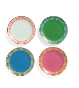 Set of 4 Porcelain Lx Remix Accent Plates