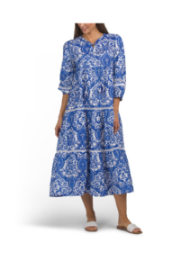 Bibi Printed Cover-up Dress