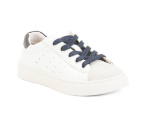 Leather Nashik Lace-up Court Sneakers (toddler, Little Kid, Big Kid)