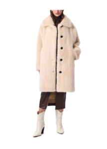 Faux Fur Swing Coat