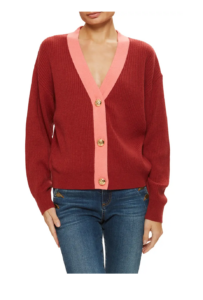 Nina Contrast Rib Cardigan