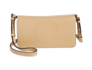 Mini Logo Faux Leather Crossbody Bag