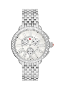 Serein Diamond Bracelet Chronograph Watch, 40mm X 38mm