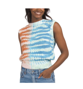 Beau Tied Dye Sweater Vest