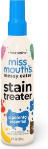 Miss Mouth's Messy Eater Stain Treater Spray - 4oz Stain Remover - Newborn & Baby Essentials - No Dry Cleaning Food, Grease, Coffee off Laundry,...