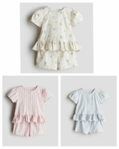 2-piece Blouse and Shorts Set