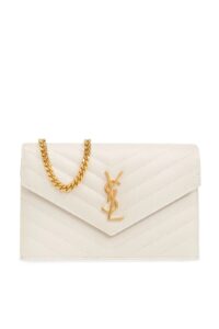 Saint Laurent Cassandre Envelope Chain Wallet